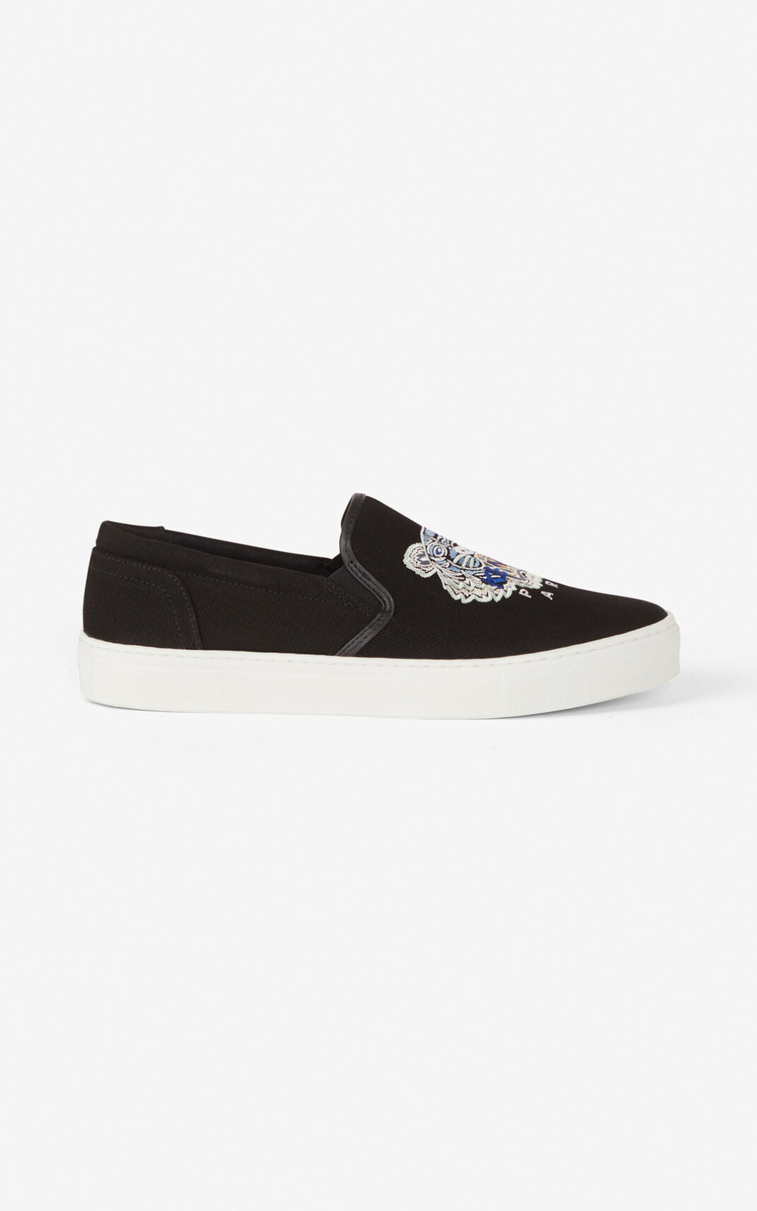 Tenis Kenzo K Skate Tiger laceless Hombre Negras - SKU.3129815